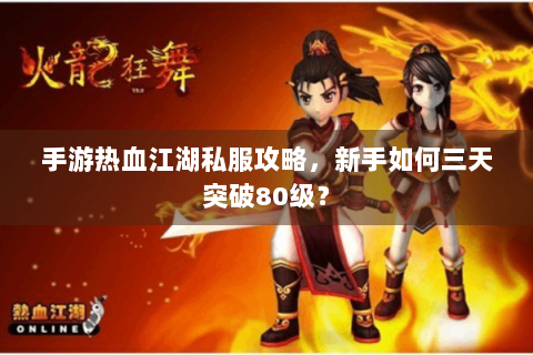 手游热血江湖私服攻略，新手如何三天突破80级？