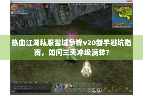 热血江湖私服雪域争锋v20新手避坑指南，如何三天冲级满转？