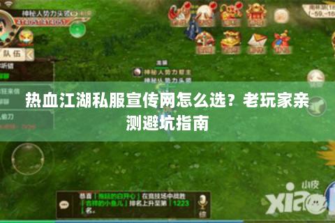 热血江湖私服宣传网怎么选？老玩家亲测避坑指南