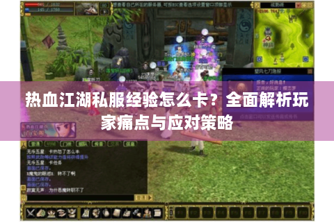 热血江湖私服经验怎么卡？全面解析玩家痛点与应对策略