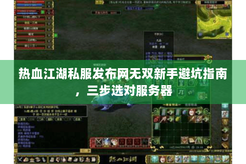 热血江湖私服发布网无双新手避坑指南，三步选对服务器
