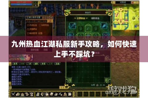 九州热血江湖私服新手攻略，如何快速上手不踩坑？