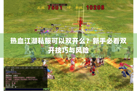 热血江湖私服可以双开么？新手必看双开技巧与风险