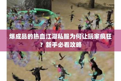 爆成品的热血江湖私服为何让玩家疯狂？新手必看攻略