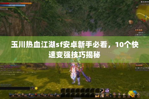 玉川热血江湖sf安卓新手必看，10个快速变强技巧揭秘