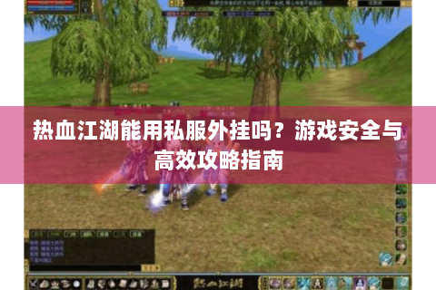 热血江湖能用私服外挂吗？游戏安全与高效攻略指南