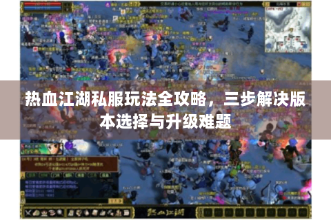 热血江湖私服玩法全攻略，三步解决版本选择与升级难题