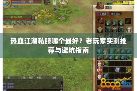 热血江湖私服哪个最好？老玩家实测推荐与避坑指南