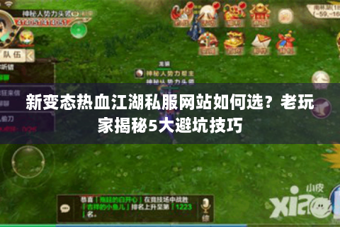 新变态热血江湖私服网站如何选？老玩家揭秘5大避坑技巧