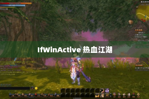 IfWinActive 热血江湖