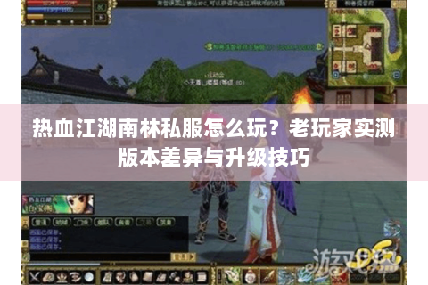 热血江湖南林私服怎么玩？老玩家实测版本差异与升级技巧