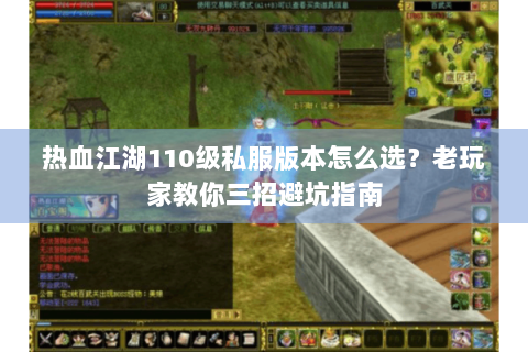 热血江湖110级私服版本怎么选？老玩家教你三招避坑指南