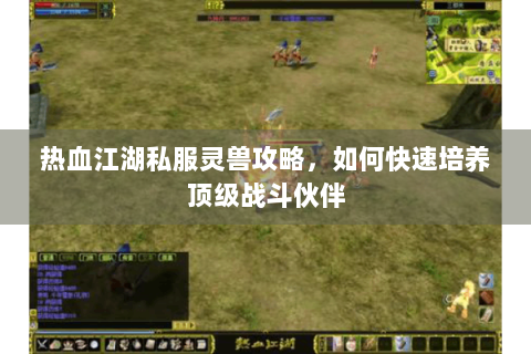 热血江湖私服灵兽攻略，如何快速培养顶级战斗伙伴