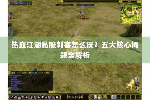 热血江湖私服刺客怎么玩？五大核心问题全解析