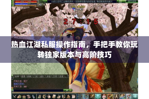 热血江湖私服操作指南，手把手教你玩转独家版本与高阶技巧