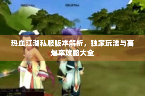 热血江湖私服版本解析，独家玩法与高爆率攻略大全