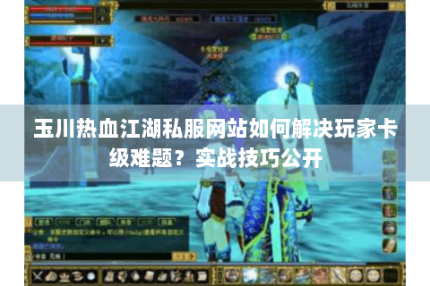 玉川热血江湖私服网站如何解决玩家卡级难题？实战技巧公开